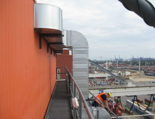 Schaltraumkühlung im Freihafen Hamburg