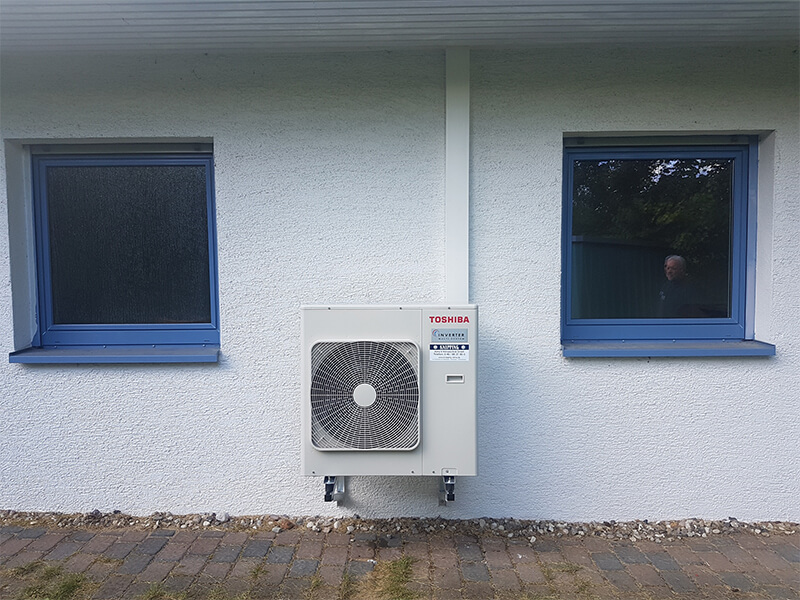 Klimaanlage im Wohngebäude